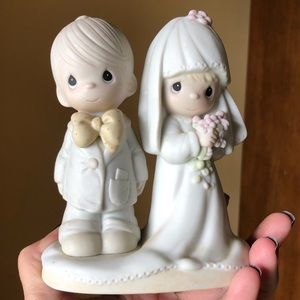 Precious Moments wedding figurine or cake topper.